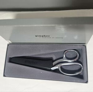 Vintage Gingher G-8 Knife Edge Chrome Dressmaker Scissors Original Box